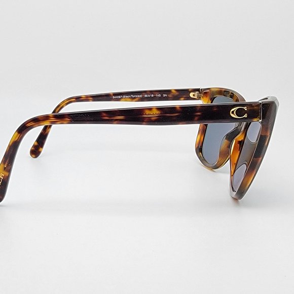 *SOLD* Coach HC8261 L1059 544687 Black Tortoise Sunglasses FRAME ONLY 56-18-140 - Picture 5 of 12